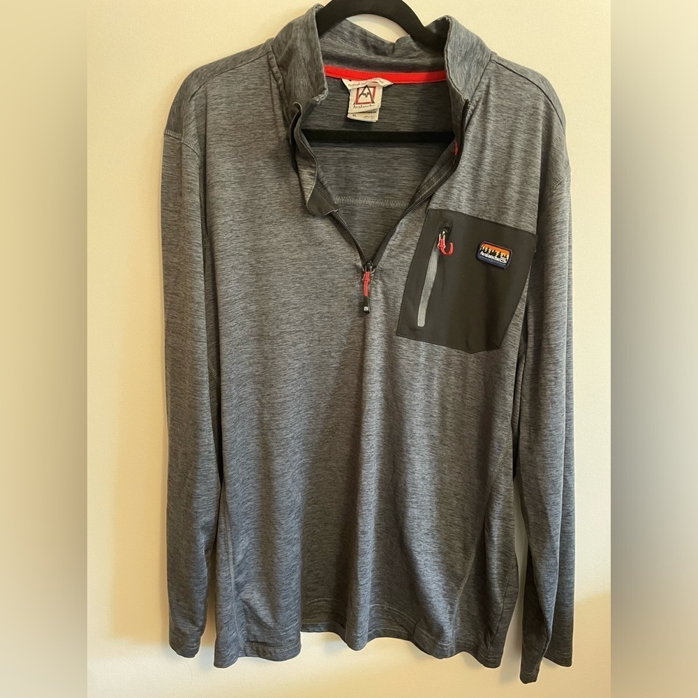 AVALANCHE Outdoor Supply Co Sweater Men’s Size XL grey 1/4 Zip Up Pullover